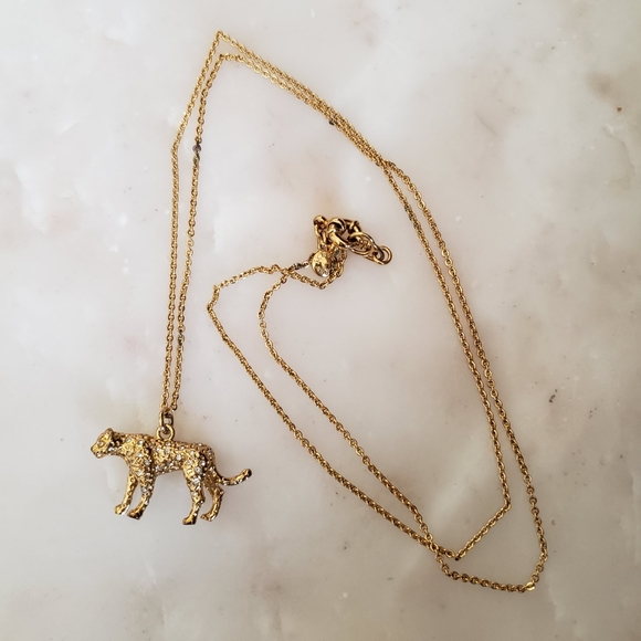 J. Crew jaguar necklace 16" - Picture 2 of 5